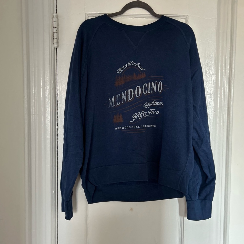 Mendocino CA sweatshirt vintage design